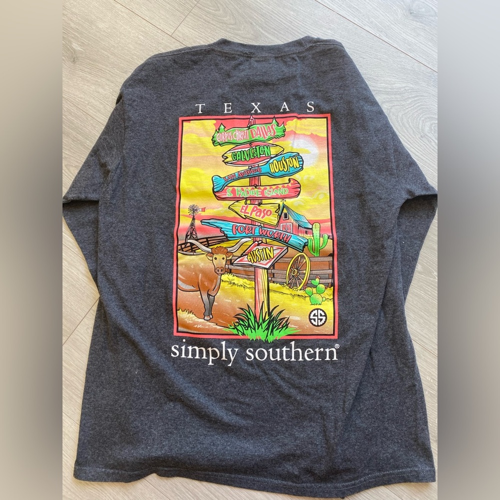 Simply Southern Texas Logo Tee